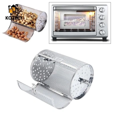 Roaster Trống Lò Nướng 10 inch - Giỏ Rang Đậu Phộng, Hạt Cà Phê, Đậu Khô, Giá ưu đãi 244k cho nhà bếp gia đình