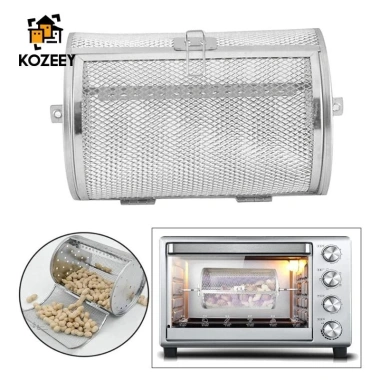 Roaster Trống Lò Nướng 10 inch - Giỏ Rang Đậu Phộng, Hạt Cà Phê, Đậu Khô, Giá ưu đãi 244k cho nhà bếp gia đình