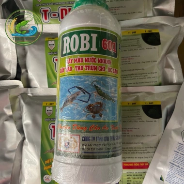 ROBI 601 Gây Màu Nước Ao Tôm - Tảo Nhanh, Trùn Chỉ & Ốc Gạo 1L Giá 70k 2 ROBI 601 Gây Màu Nước Ao Tôm - Tảo Nhanh, Trùn Chỉ & Ốc Gạo 1L Giá 70k 2
