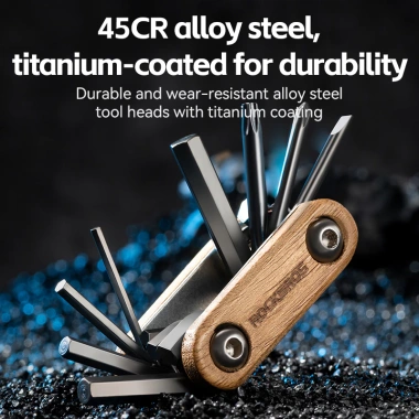 Rockbros 8 trong 1 Đa năng – Bộ công cụ sửa xe đạp lục giác, bảo trì di động cho đường núi, giá 143.928₫ 5
