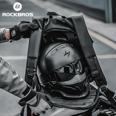 Rockbros Ba Lô Xe Máy & Mũ Bảo Hiểm Toàn Mặt - Túi Du Lịch Phản Quang, Giá 907.223₫