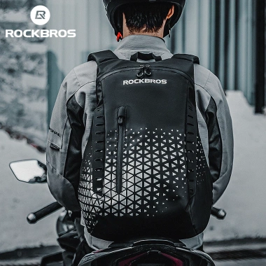Rockbros Ba Lô Xe Máy & Mũ Bảo Hiểm Toàn Mặt - Túi Du Lịch Phản Quang, Giá 907.223₫