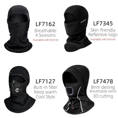 Rockbros Balaclava Lông Cừu Chống Gió Giữ Nhiệt - Mặt Nạ Mùa Đông Cho Xe Đạp và Trượt Tuyết, Giá Ưu Đãi 152k