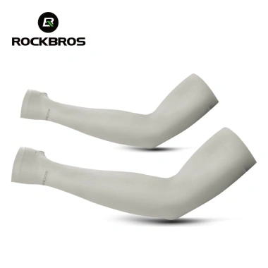 Rockbros Băng Lụa Tay Thoáng Khí Chống UV Nén Unisex Cho Xe Đạp Ngoài Trời