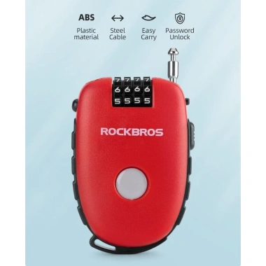 Rockbros Dây Cáp Khóa Mũ Bảo Hiểm Chống Trộm Xe Đạp Xe Máy - 262.302₫