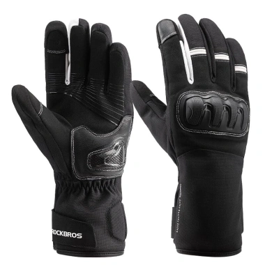 ROCKBROS Găng Tay Dày Da Chống Rơi Windbreak Xe Máy Nam Rider - Giá ưu đãi 862k 10