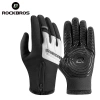 Rockbros Găng tay lông cừu ấm áp cho xe đạp, xe máy, xe điện - Unisex, cảm ứng