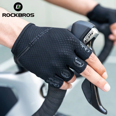 ROCKBROS Găng Tay Nửa Ngón Mùa Hè – Thoáng Khí, Chống Trơn Trượt, Giảm Shock, Nam Nữ – Giá 229.857₫ 7