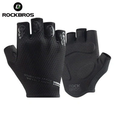 ROCKBROS Găng Tay Nửa Ngón Mùa Hè – Thoáng Khí, Chống Trơn Trượt, Giảm Shock, Nam Nữ – Giá 229.857₫ 10