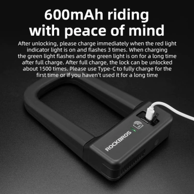 Rockbros Khóa Thông Minh NFC cho Xe Máy và Đạp - Chống Nước, Chống Trộm, Giá 745.811₫ 3