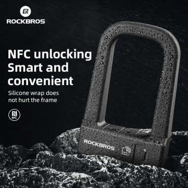 Rockbros Khóa Thông Minh NFC cho Xe Máy và Đạp - Chống Nước, Chống Trộm, Giá 745.811₫ 4
