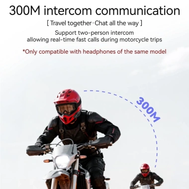 ROCKBROS Tai Nghe Bluetooth 6.0 cho Xe Máy - 200h Pin, IP56, Liên Lạc 300m, Giá 783.838đ 4