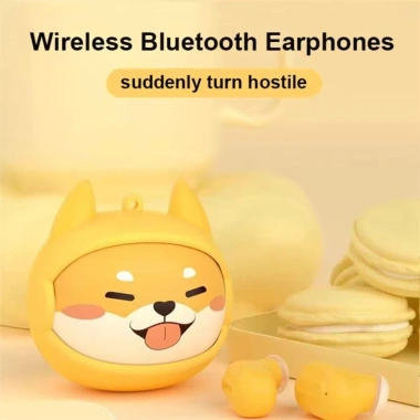 Roly 360° Tai Nghe Bluetooth Thay Đổi Hoa Văn, Độ Trễ Thấp, Mic & Tai Trong - Thiết Kế Shiba Inu Thể Thao, Giá 298.003₫