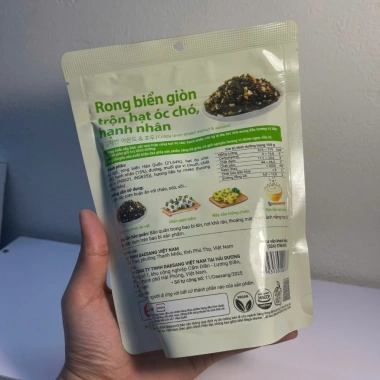 Rong Biển ăn liền O'Food Giòn Trộn Óc Chó Hạnh Nhân - Combo 2-5 gói, đồ ăn vặt tiện lợi 3 Rong Biển ăn liền O'Food Giòn Trộn Óc Chó Hạnh Nhân - Combo 2-5 gói, đồ ăn vặt tiện lợi 3