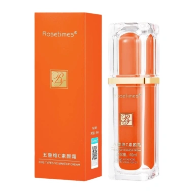 Rosetimes Vc Lazy Cream Tone Up - Kem 40ml, 5 VC, chống nước, che khuyết điểm, làm sáng da, giữ ẩm 8