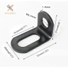 Rrlnmd 10 chiếc góc kim loại nẹp S góc phải L hình nẹp đen mới – chất lượng cao, giảm giá 45.760₫ 5