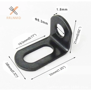 Rrlnmd 10 chiếc góc kim loại nẹp S góc phải L hình nẹp đen mới – chất lượng cao, giảm giá 45.760₫