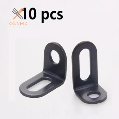 Rrlnmd 10 chiếc góc kim loại nẹp S góc phải L hình nẹp đen mới – chất lượng cao, giảm giá 45.760₫