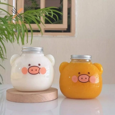 Rrlnmd 1/3 chai nước kawaii cốc trong suốt di động cho trà sữa cà phê giá 28.270đ 2