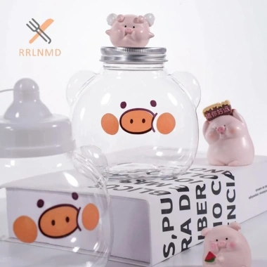 Rrlnmd 1/3 chai nước kawaii cốc trong suốt di động cho trà sữa cà phê giá 28.270đ 4