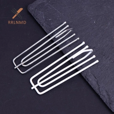Rrlnmd 15 chiếc thép không gỉ bốn nĩa móc rèm, vòng kẹp, rem treo giá 31.460₫ 3
