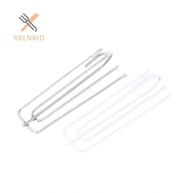 Rrlnmd 15 chiếc thép không gỉ bốn nĩa móc rèm, vòng kẹp, rem treo giá 31.460₫ 9