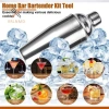 Rrlnmd 24oz 750ml Cocktail Bar - Bộ bình lắc, máy trộn, Jigger, thìa trộn, lọc - Dành cho người mới - Giá 288.310 VND 4