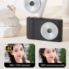 Rrlnmd 44MP Mini CCD Máy Ảnh 4K 8X Zoom Ống Kính Đôi Thẻ Nhớ Quà Tặng Bé Gái Du Lịch 4