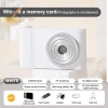 Rrlnmd 44MP Mini CCD Máy Ảnh 4K 8X Zoom Ống Kính Đôi Thẻ Nhớ Quà Tặng Bé Gái Du Lịch 10