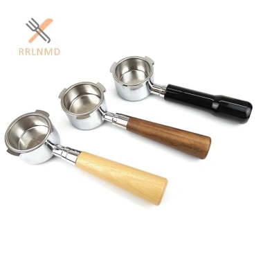 Rrlnmd 51mm Không Đáy Tay Cầm Gỗ Delonghi Dedica Ec680 Ec685 Thay Thế Phụ Kiện 2