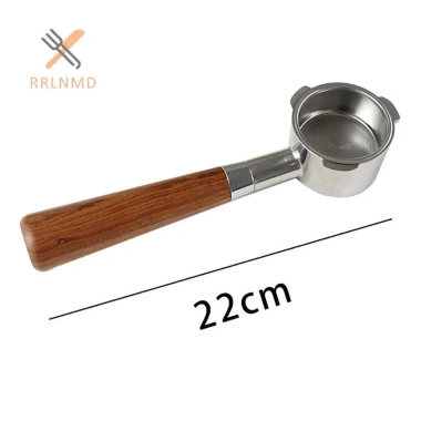 Rrlnmd 51mm Không Đáy Tay Cầm Gỗ Delonghi Dedica Ec680 Ec685 Thay Thế Phụ Kiện 7