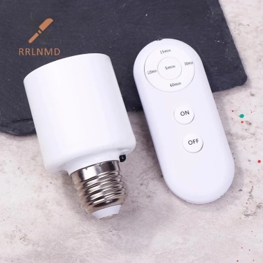 Rrlnmd Điều khiển từ xa không dây E27 – Giá đỡ đèn, ổ cắm 8m, LED, AC180‑250V 9 Rrlnmd Điều khiển từ xa không dây E27 – Giá đỡ đèn, ổ cắm 8m, LED, AC180‑250V 9