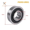 Rrlnmd F6.202-2RS Mặt bích ABEC-1 Rãnh sâu xe đẩy sân vườn Bóng con dấu Wheelb mới 9