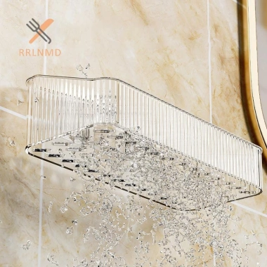 Rrlnmd Giá Đỡ Treo Tường Dầu Gội PET Trong Suốt Không Khoan Tháo Rời Giá 51.150 VND
