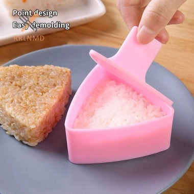 Rrlnmd Khuôn Sushi Onigiri Tam Giác - Máy làm sushi, bấm cơm, phụ kiện bento nhà bếp, mới 61.9k (giảm 23%)