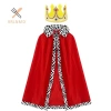 Rrlnmd Trang Phục Halloween Trẻ Em Áo Choàng Đỏ Vua Hoàng Tử, Miện và Đạo Cụ 32.780 VND