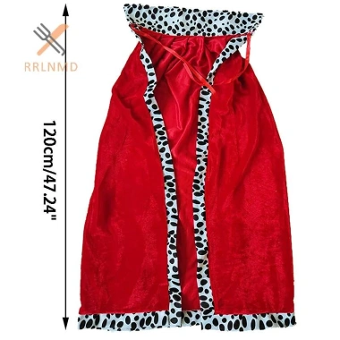 Rrlnmd Trang Phục Halloween Trẻ Em Áo Choàng Đỏ Vua Hoàng Tử, Miện và Đạo Cụ 32.780 VND 6 Rrlnmd Trang Phục Halloween Trẻ Em Áo Choàng Đỏ Vua Hoàng Tử, Miện và Đạo Cụ 32.780 VND 6