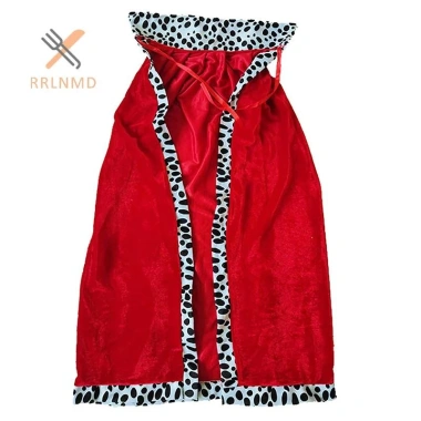 Rrlnmd Trang Phục Halloween Trẻ Em Áo Choàng Đỏ Vua Hoàng Tử, Miện và Đạo Cụ 32.780 VND