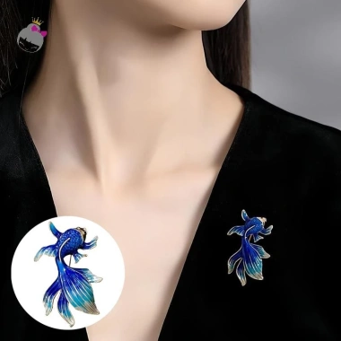 Ru Cao Cấp Koi Thổ Cẩm Trung Hoa Cá Vàng Nữ Bé Gái - Xòe Quần Áo Bóng 60k