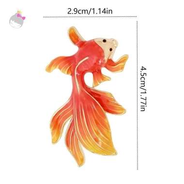 Ru Cao Cấp Koi Thổ Cẩm Trung Hoa Cá Vàng Nữ Bé Gái - Xòe Quần Áo Bóng 60k