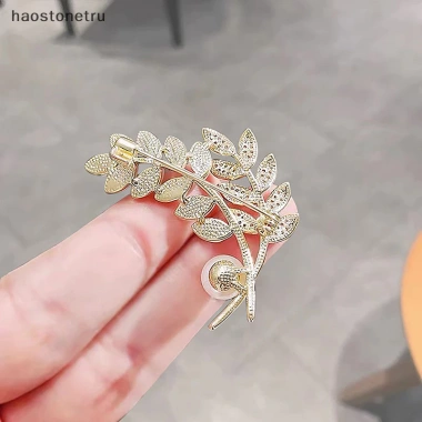 Ru Opal ngọc trai lụa mì – Tai thổ cẩm, phù hợp áo chống ánh sáng, phụ kiện xòe, huy hiệu pin khóa tinh tế