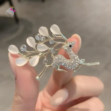 Ru Trâm Cài Thời Trang Xòe Đầm Pin Âm Nhạc - Phụ Kiện Nữ Sáng Tạo Giá 43.560₫ 4