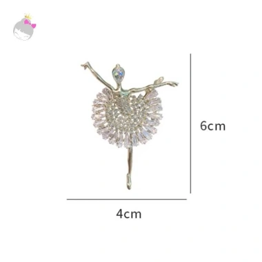 Ru Trâm Cài Thời Trang Xòe Đầm Pin Âm Nhạc - Phụ Kiện Nữ Sáng Tạo Giá 43.560₫ 6