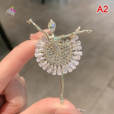 Ru Trâm Cài Thời Trang Xòe Đầm Pin Âm Nhạc - Phụ Kiện Nữ Sáng Tạo Giá 43.560₫ 9