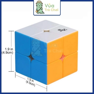 Rubik 2x2 MGC Nam Châm Stickerless Không Viền 2 Tầng Đồ Chơi Trí Tuệ Trẻ Em 254k 8