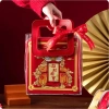 Ruy băng dập nóng đỏ - Bao bì quà tặng năm mới, trang trí bánh và bó hoa, 52.098đ 2
