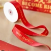 Ruy băng dập nóng đỏ - Bao bì quà tặng năm mới, trang trí bánh và bó hoa, 52.098đ 9