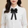 Ruy Băng Đen MAOYE66SY - Hạt Nơ Đen, Ngọc Trai, Lễ Tang Tưởng Niệm - 79.920₫ 4