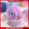 Ruy Băng Gradient Hồng Lấp Lánh Lưới Trang Trí Bánh và Bao Bì Quà Tặng DIY Giảm Giá 7