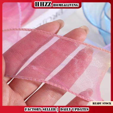 Ruy Băng Gradient Hồng Lấp Lánh Lưới Trang Trí Bánh và Bao Bì Quà Tặng DIY Giảm Giá